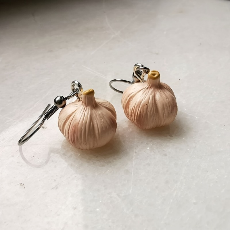 Vintage Fashion Enthusiasts - Pendientes de gancho de ajo de
