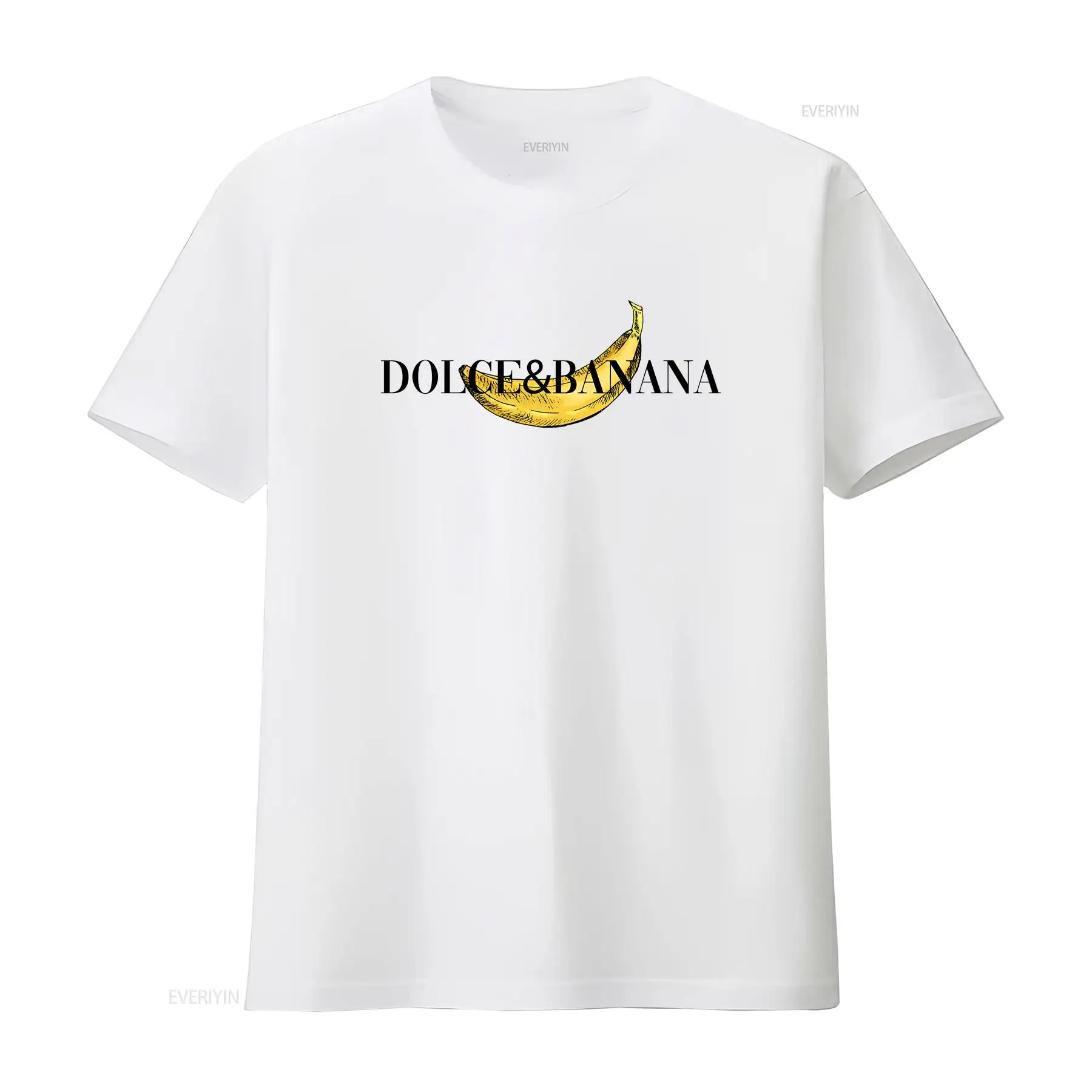 Vintage Fashion Wear - Camiseta blanca para hombre Dolce Banana