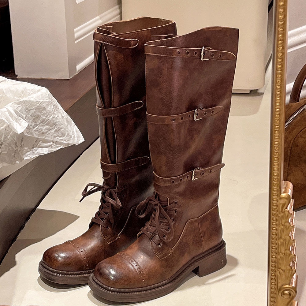 Vintage Fashion Designers - Botas hasta la rodilla para Mujer,