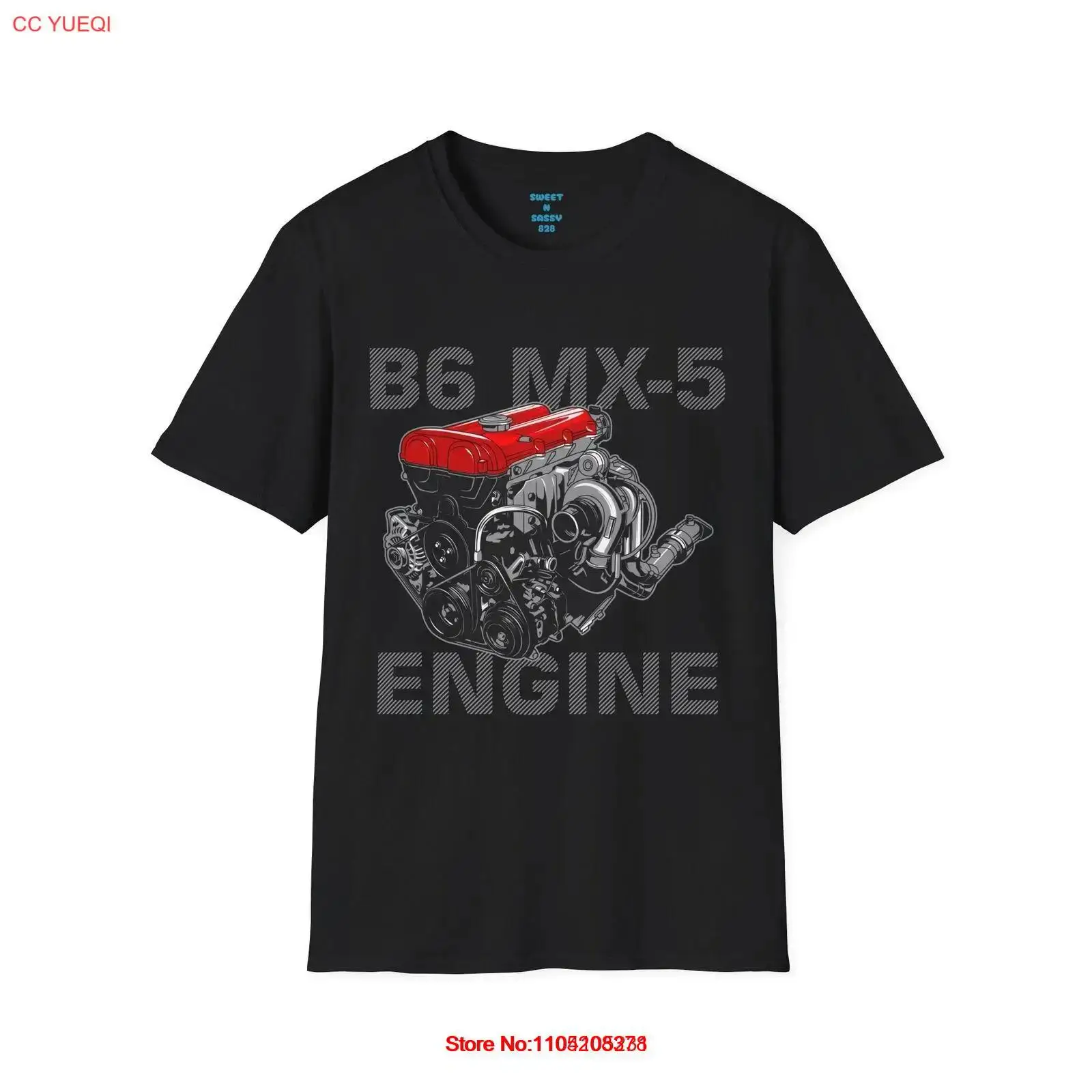 Vintage Fashion Enthusiasts - Camiseta B6 MX 5, motor icónico