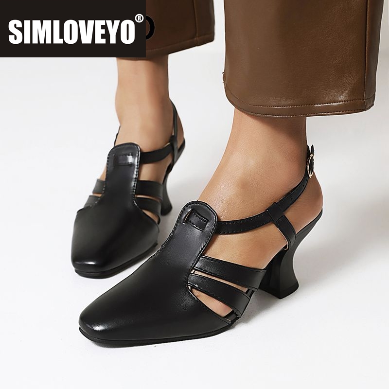 Vintage Fashion Heels - SIMLOVEYO 2025 Sandalias de Moda Diarias