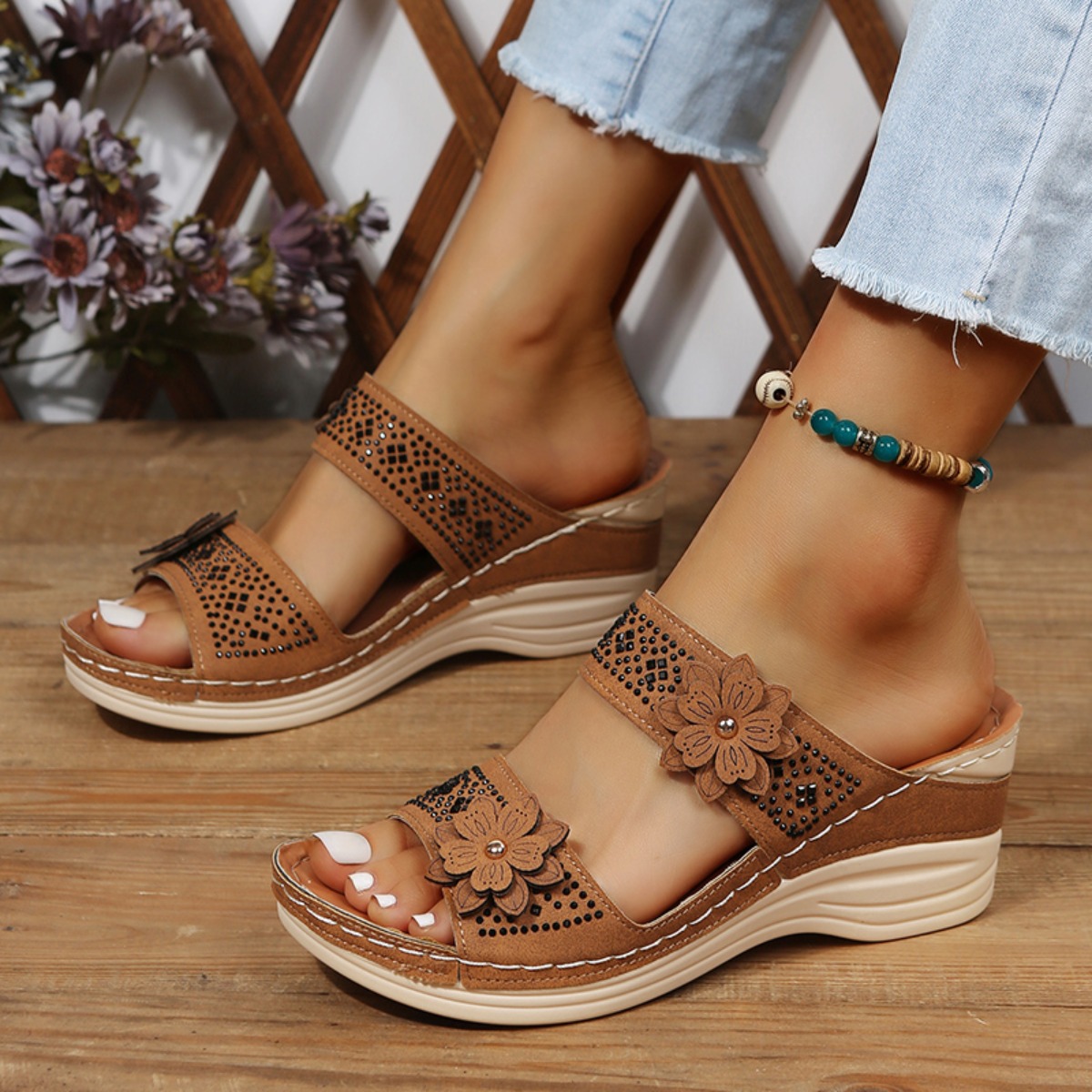 Vintage Fashion Designers - Nuevas Sandalias de Plataforma de Verano