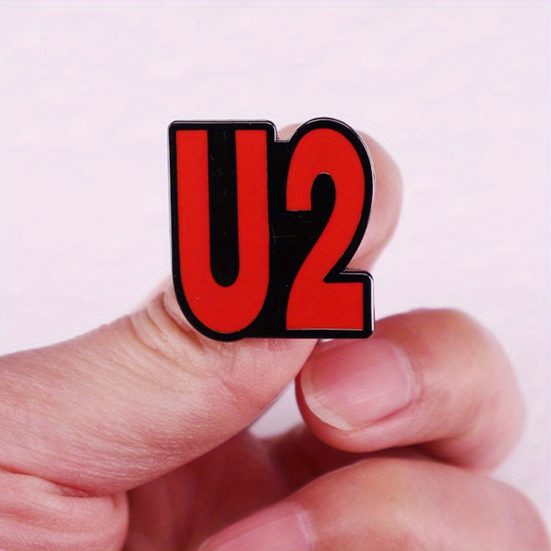 Vintage Fashion Enthusiasts - Broche de música Rock Moon U2,