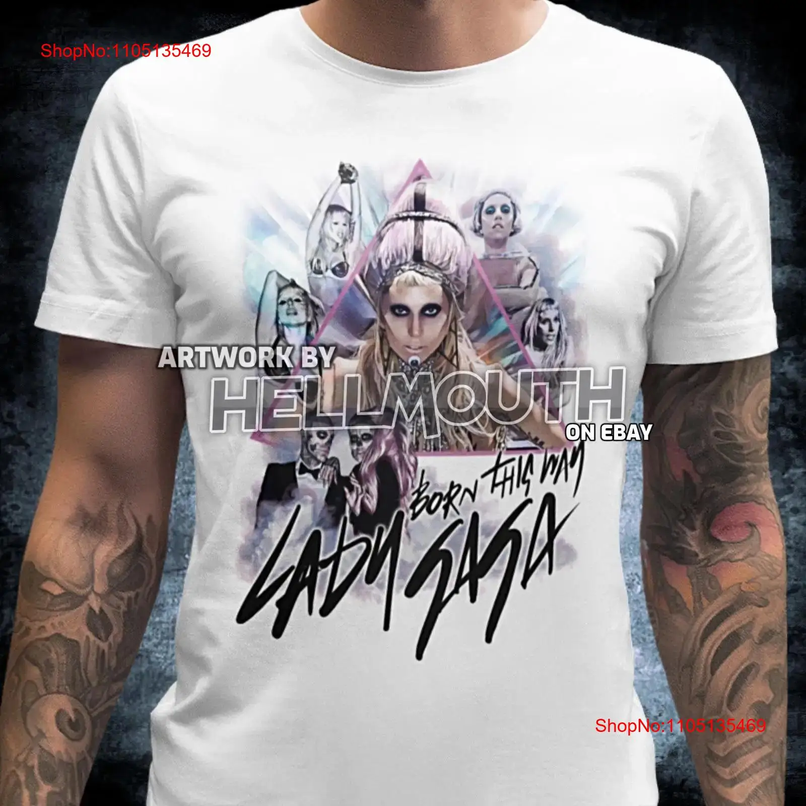 Vintage Fashion Video - Lady Gaga Born This Way camiseta