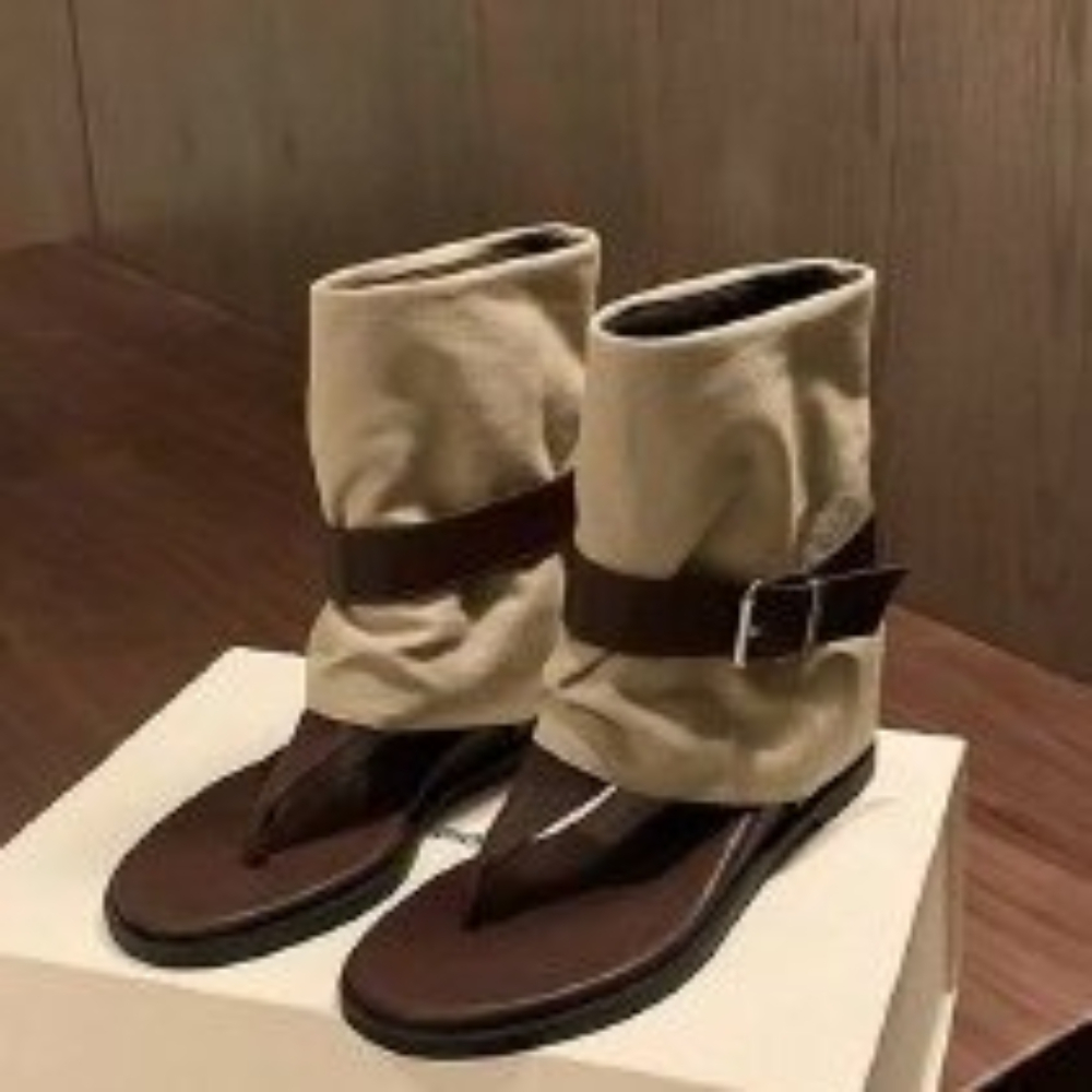 Vintage Fashion Heels - Sandalias Vintage con Bloques de Color