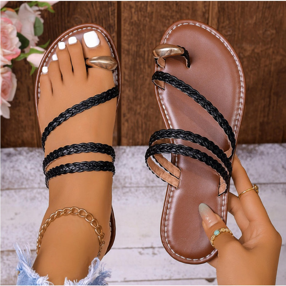Sandalias Vintage de Punta Pla - Vintage Fashion Wear reseña y precio