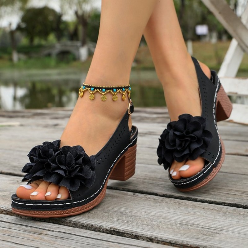 Sandalias Peep Toe Vintage con - Vintage Fashion Heels reseña y precio