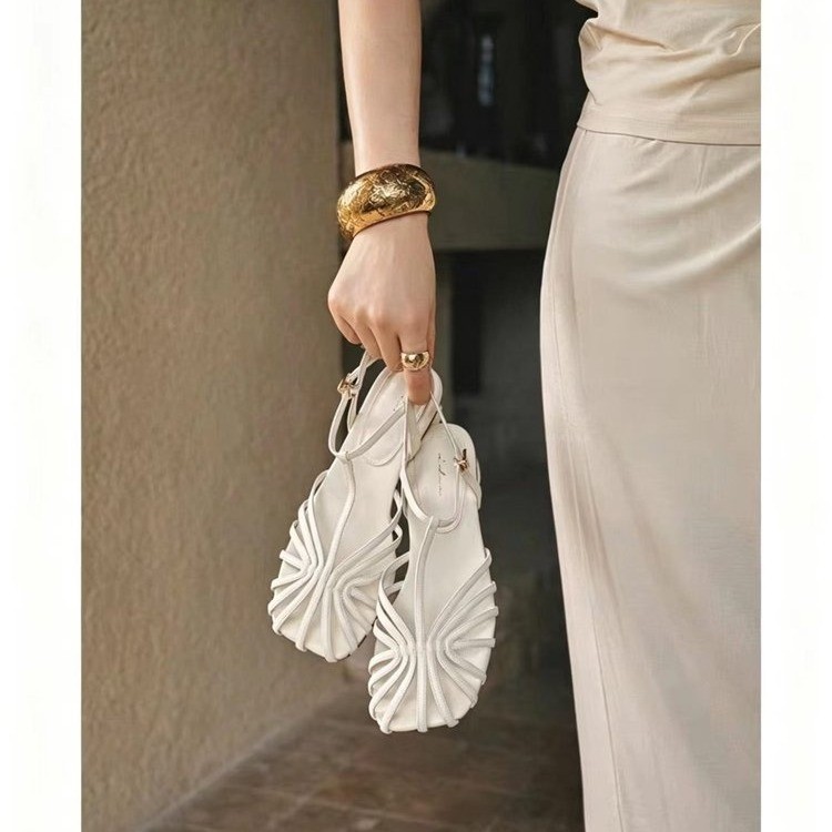 Sandalias de tacón bajo estilo - Vintage Fashion Heels reseña y precio