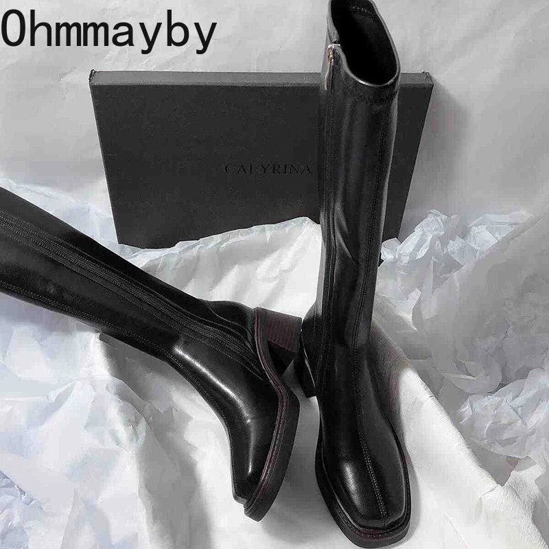 Botas hasta la rodilla De tacó - Vintage Fashion Heels reseña y precio