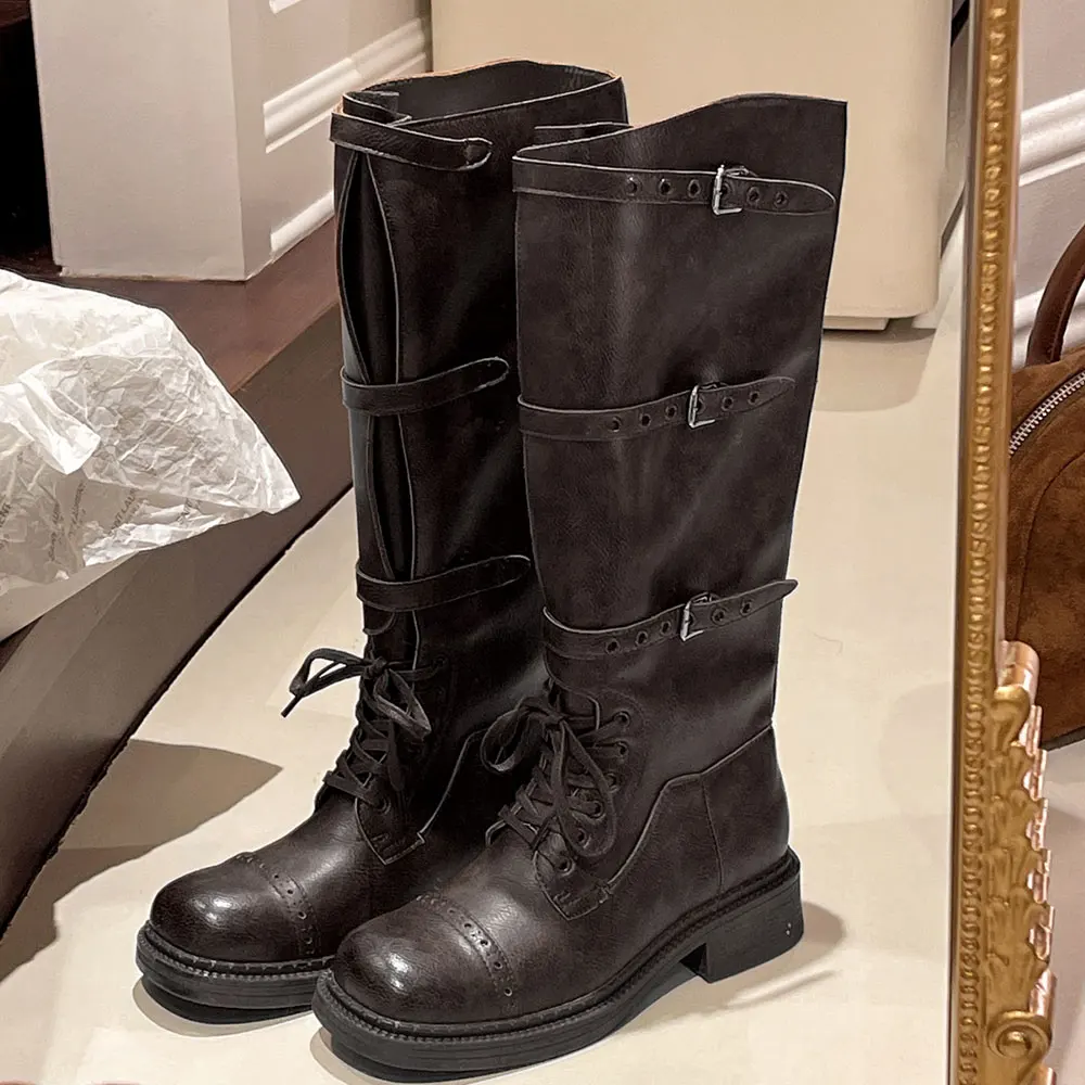 Botas hasta la rodilla para Mu - Vintage Fashion Designers reseña y precio