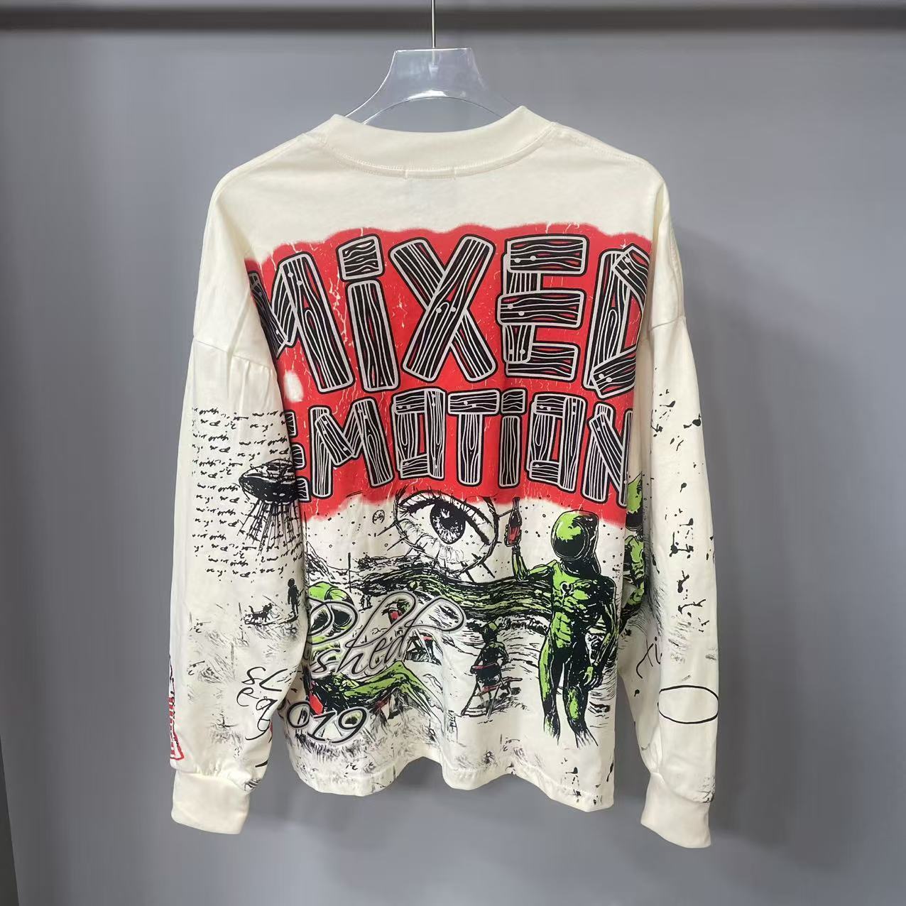 Camiseta de manga larga MIXED- - Vintage Fashion Designers reseña y precio