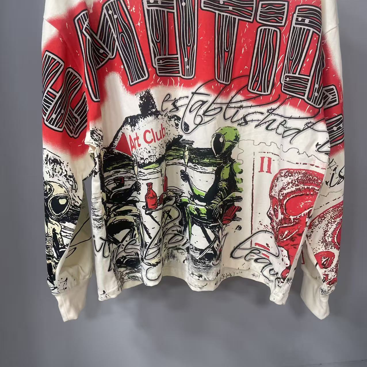 Camiseta de manga larga MIXED- - Vintage Fashion Designers reseña y precio