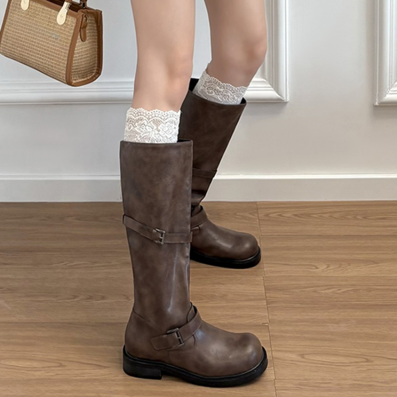 Botas hasta la rodilla con heb - Vintage Fashion Heels reseña y precio