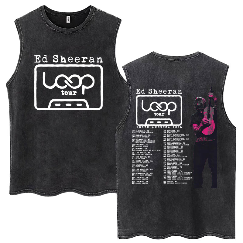 Vintage lavado Ed Sheeran Loop - Vintage Fashion Australia reseña y precio