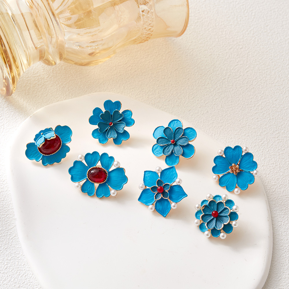 Broche Vintage de Esmalte Azul - Vintage Fashion Wear reseña y precio