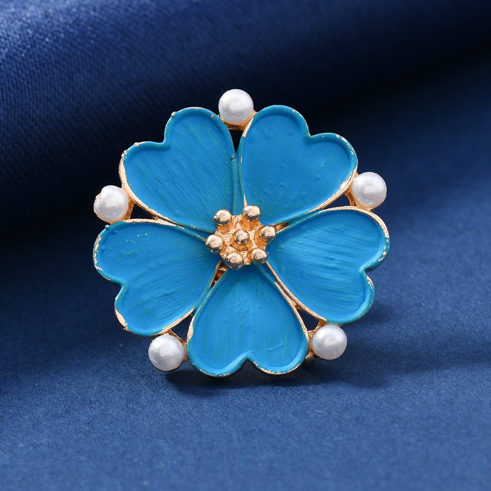 Broche Vintage de Esmalte Azul - Vintage Fashion Wear reseña y precio