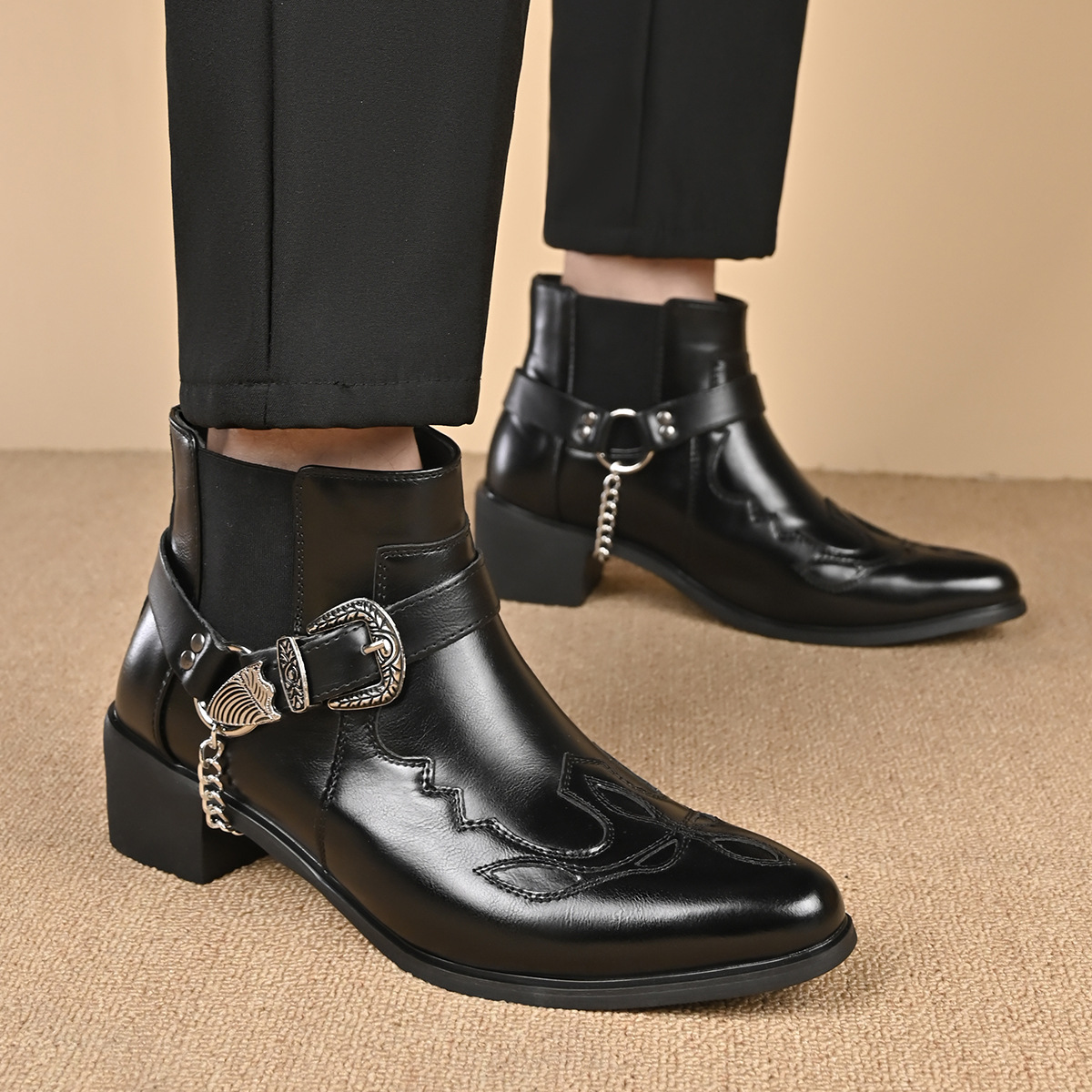 Botas de vaquero vintage de cu - Vintage Fashion Designers reseña y precio