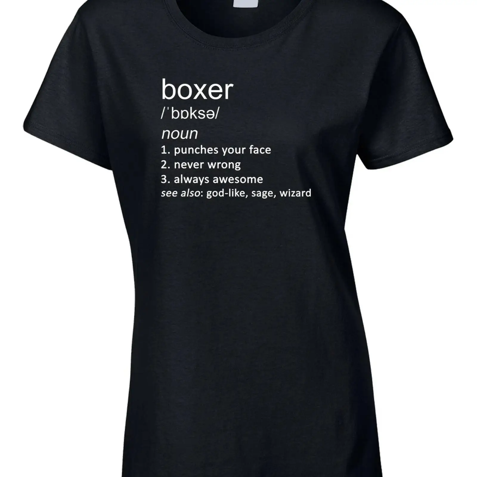 Camiseta Boxer para mujer, reg - Vintage Fashion Definition reseña y precio